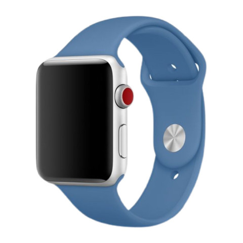 Ремінець на Apple watch 42/44/45mm Sport Band S/M Denim blue